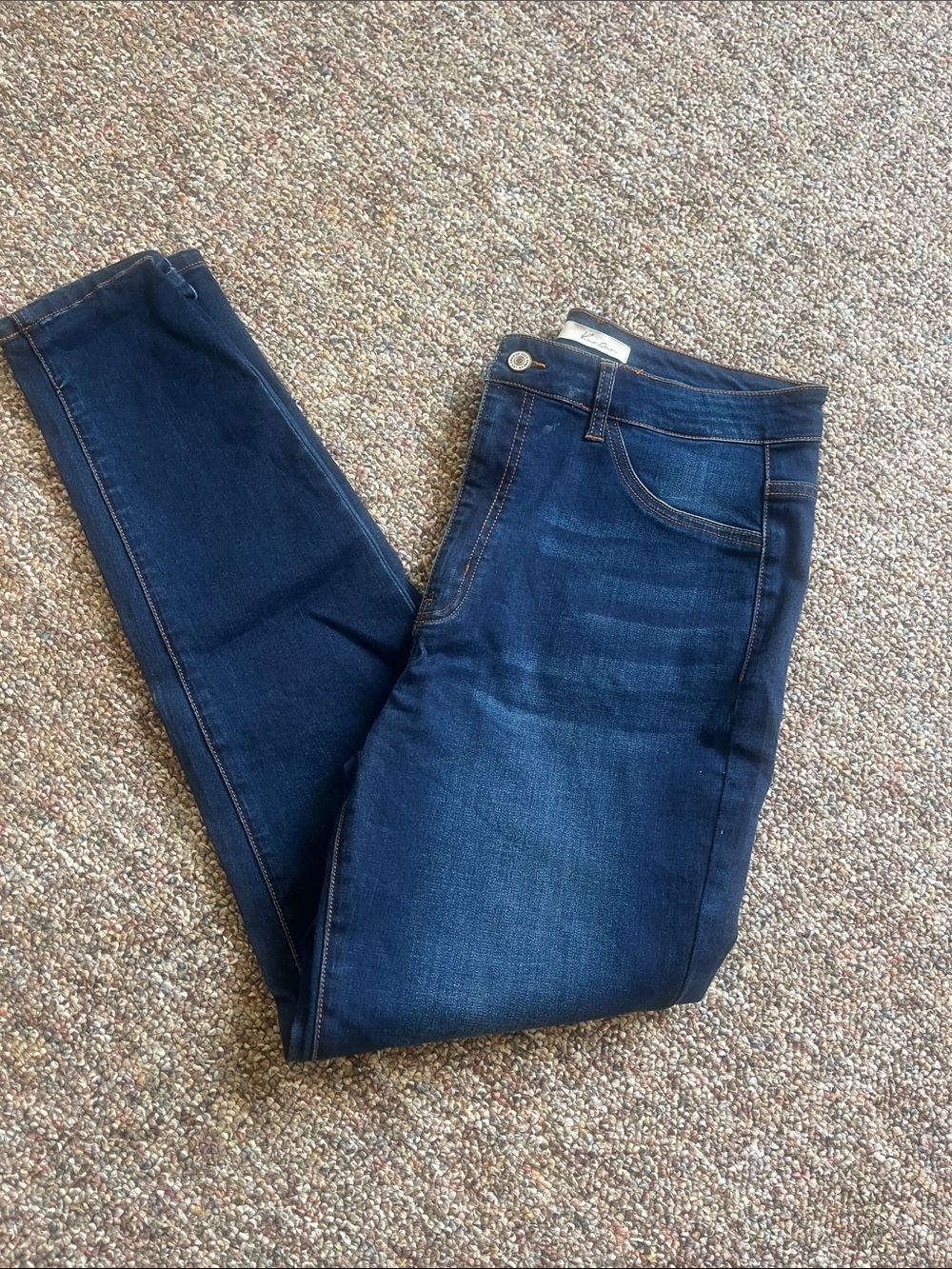 Kancan Women's Dark Blue Stretch Skinny Jeans Size 31